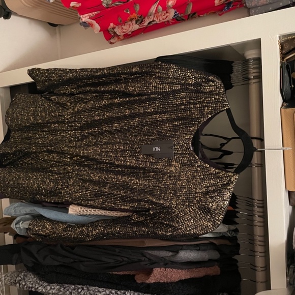 S Free People Metallic Romper New with Tags - Picture 9 of 10